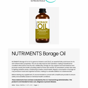 Alternative view of Borage Oil Combo 8.50055E+11